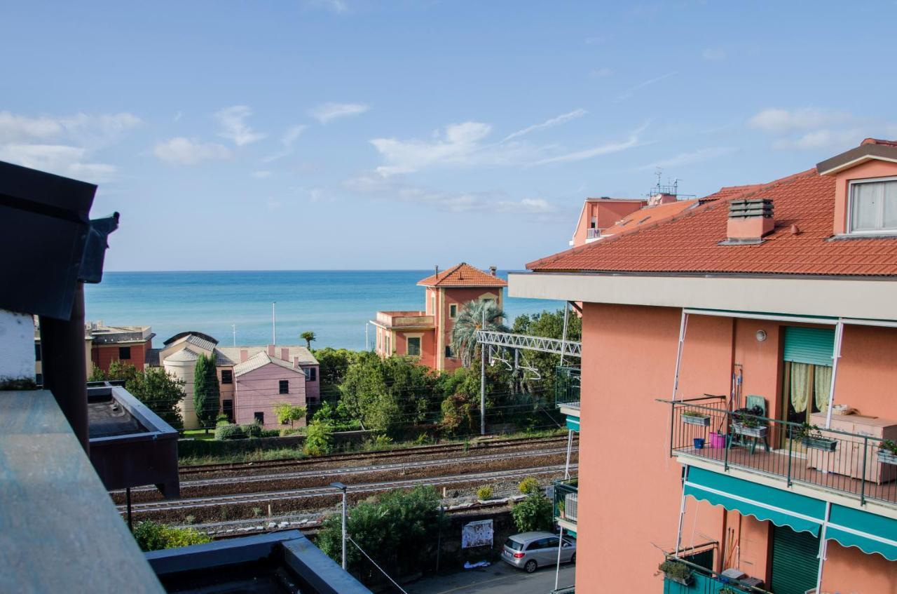 009 - Attico Sant'Anna Vista Mare 150M Dalla Spiaggia Con Terrazza Privata Sestri Levante Exterior foto