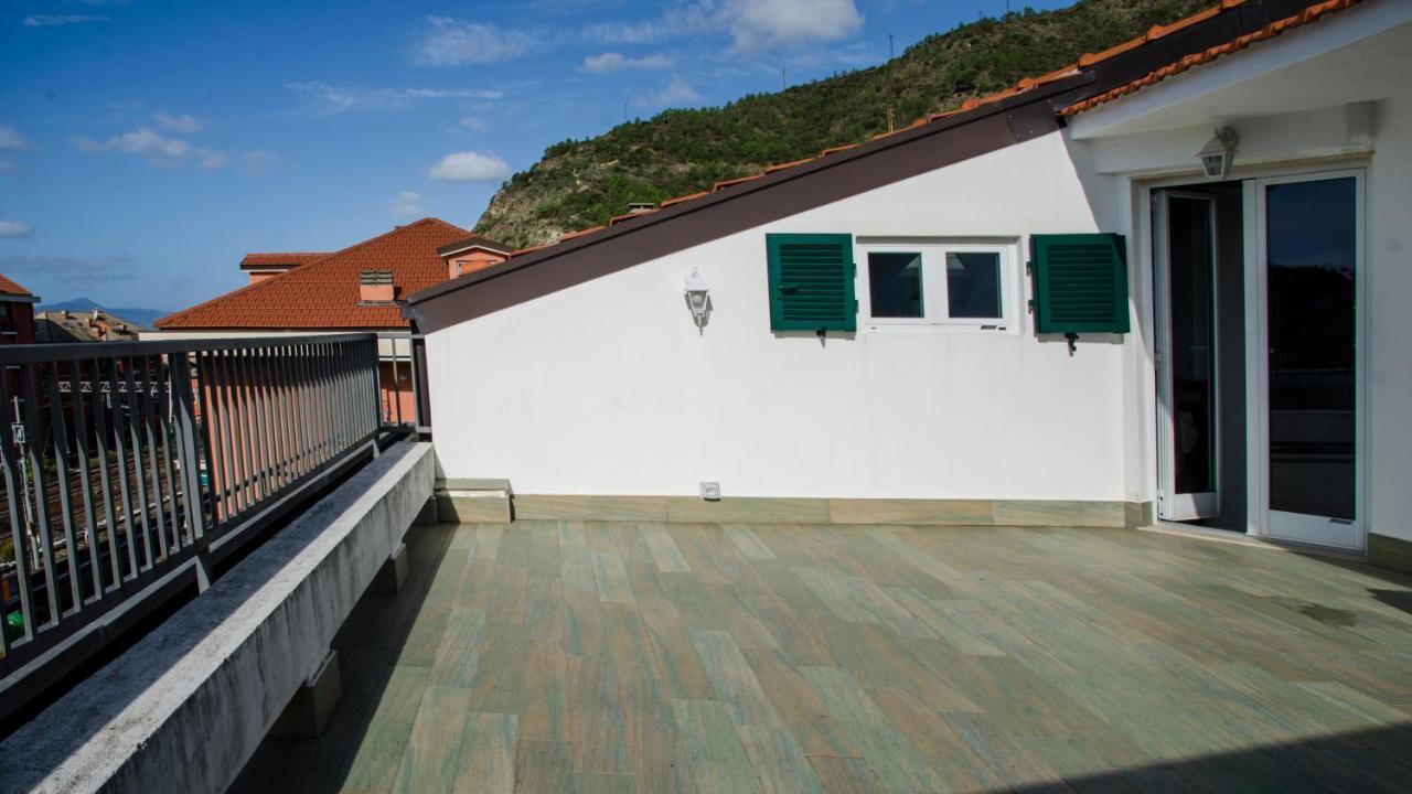 009 - Attico Sant'Anna Vista Mare 150M Dalla Spiaggia Con Terrazza Privata Sestri Levante Exterior foto
